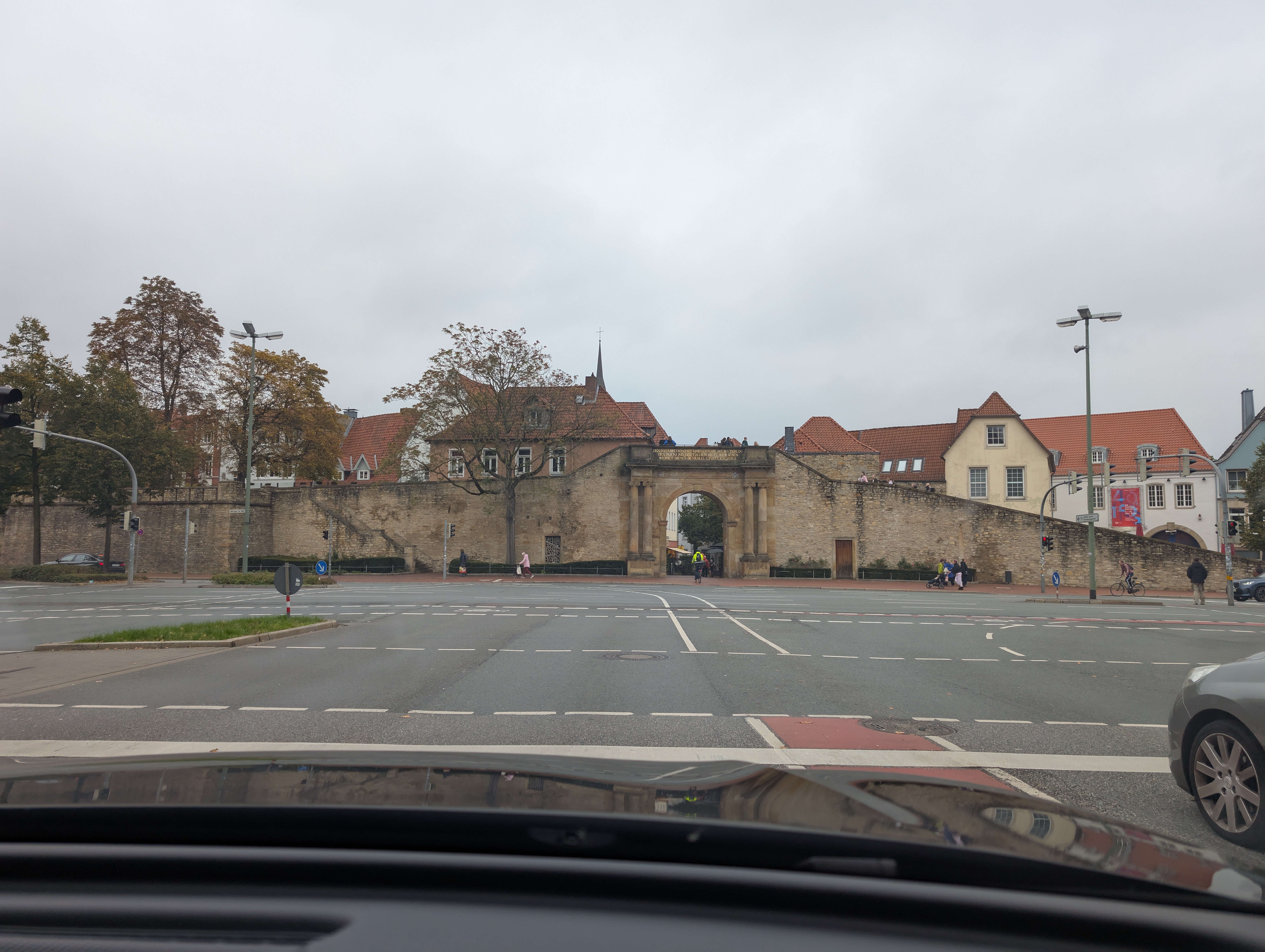 Picture of the old wall of the city of Osnabrück.
