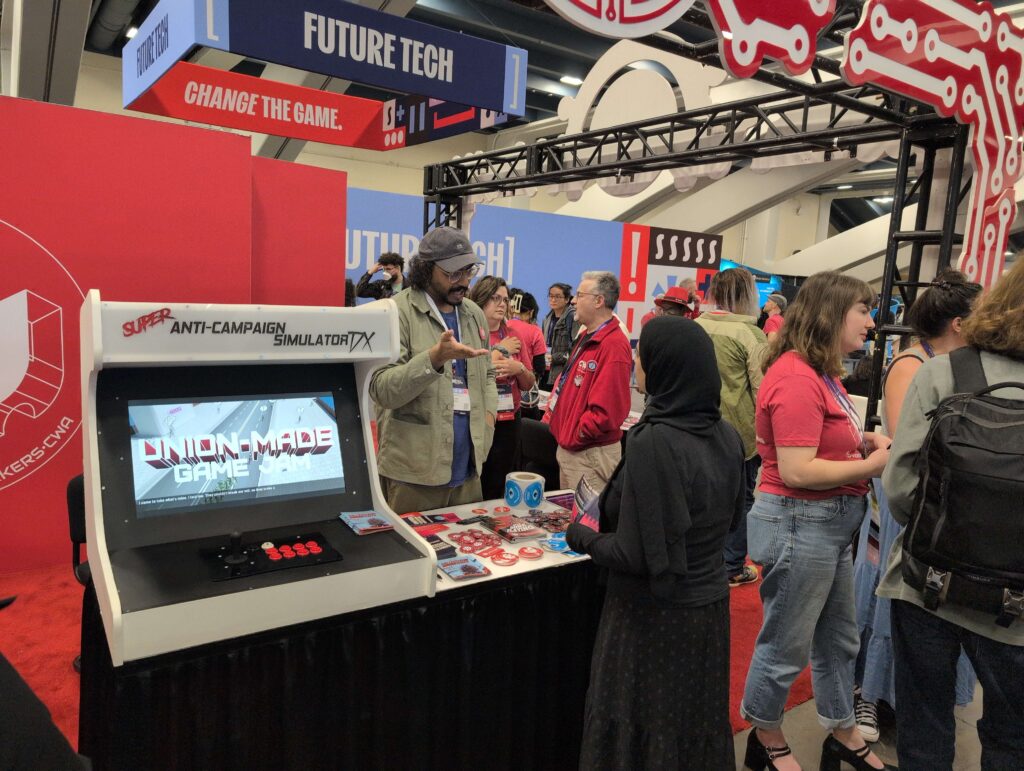 Picture showing CWA-UVW booth at GDC 2026